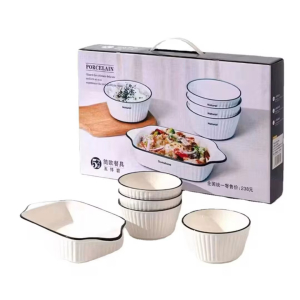 5 in 1 ceramic tableware