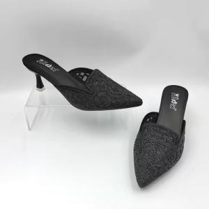 Closed Toe Fashionable for Summer Women's New Design Comfortable Pointed High-Heeled Shoes PU Insole Casual Pumps Shoes women from size 36 to 41 (below price is for 20 pairs)Goods in Tanzania