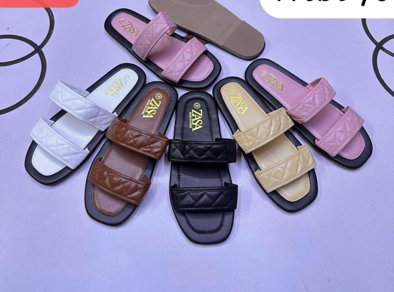 flat slippers women casual outdoor slides shoes quality leather belt flip flops women sandals(below price is for 50 pairs) Goods in Tanzania