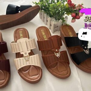 50pcs mixed color sizes 37-42 Women's slippers in summer 2024 wear sandals