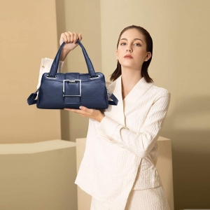 Luxury brand women handbags genuine leather bag fashion ladies boston shoulder large capacity tote female elegant