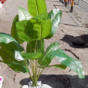 Generic Artificial Flower , Banana Plant +vase deco (Goods in Kenya)
