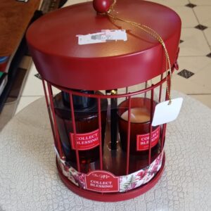 Perfume Reed Diffuser Oil Refill & Candle in Birdcage Fragrance Gift Set (Goods in Kenya)