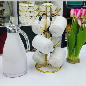 Tea set 6 pcs mug Japanese flask(already in kenya)