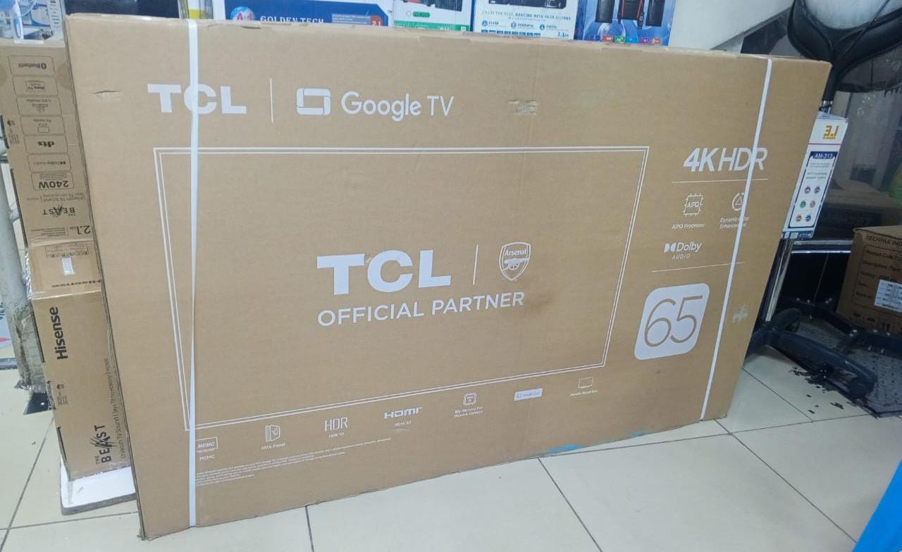 TCL 65 inch, 4K Google TV with Dolby vision/Dolby Atmos(Goods in Kenya)
