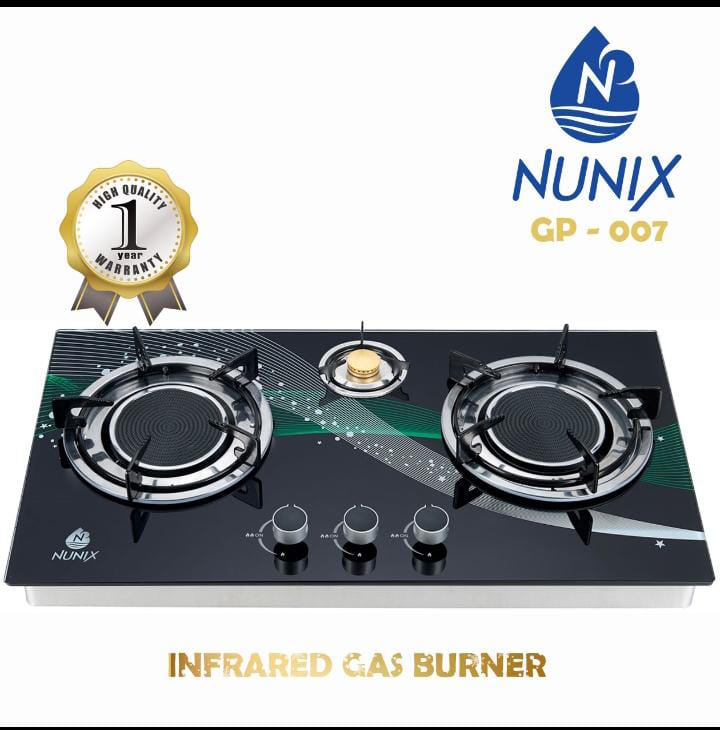 3 burner infrared nunix(already in kenya)