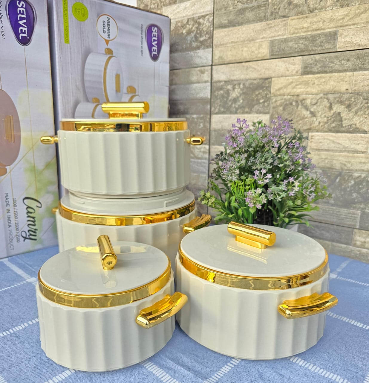 Camry 4Pieces High Quality Insulated Stylish Hotpots(GOODS IN KENYA)
