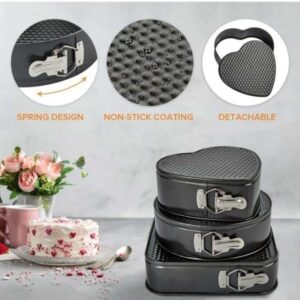 3pcs Cake moulds/baking tins(Goods in kenya)