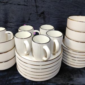 24pcs CERAMIC DINNER SET(goods in kenya)