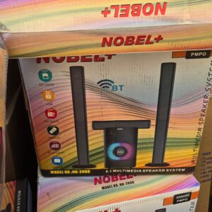 Nobel NB-2060 5.1CH HIGH TECH MULTIMEDIA SOUND SYSTEM BT/FM/USB/AUX(goods in kenya)