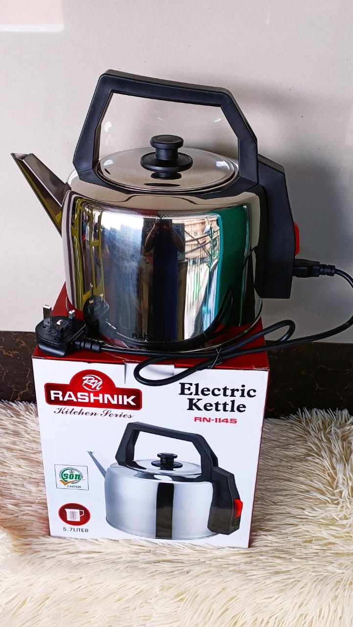 Rashnik Traditional electric kettle Capacity 5.7 litres(goods in kenya)