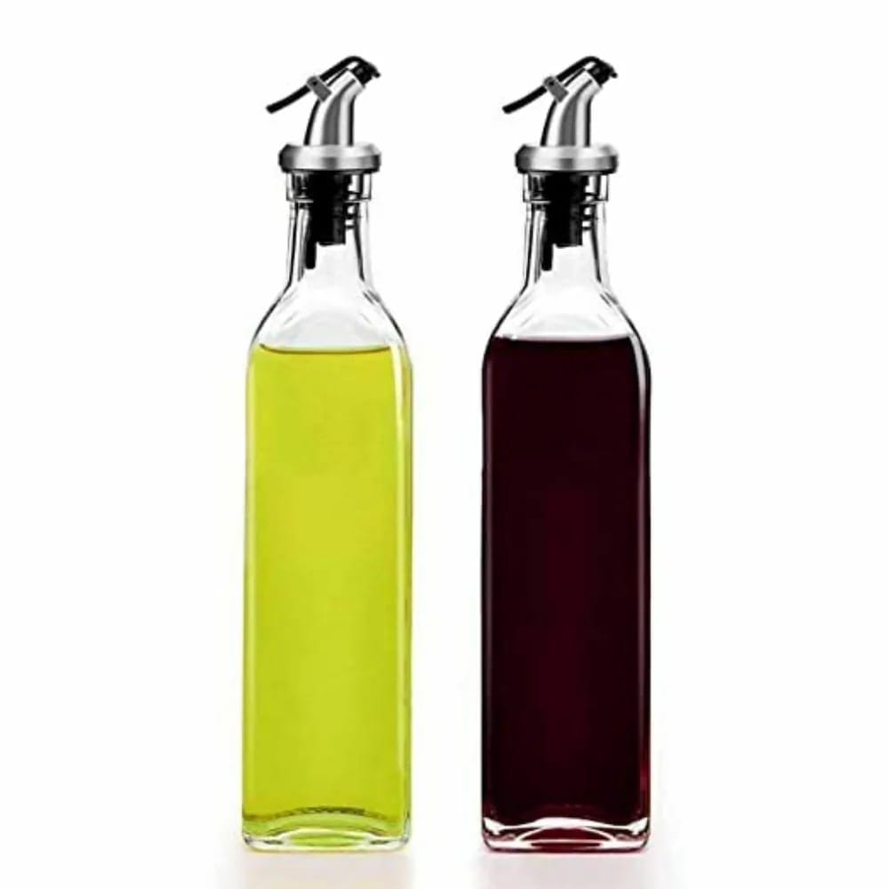 High quality 2-in-1 Glass Oil Dispenser (2pcs, 580ml each)(goods in kenya)