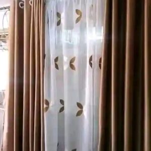 Curtains with heavy duty shears 3meters curtain 2.5 shears(goods in kenya)