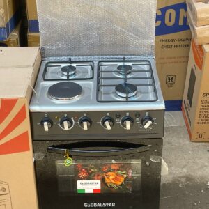 Black 60*60 Globalstar JET 3+1 standing cooker with electric oven (goods in kenya)