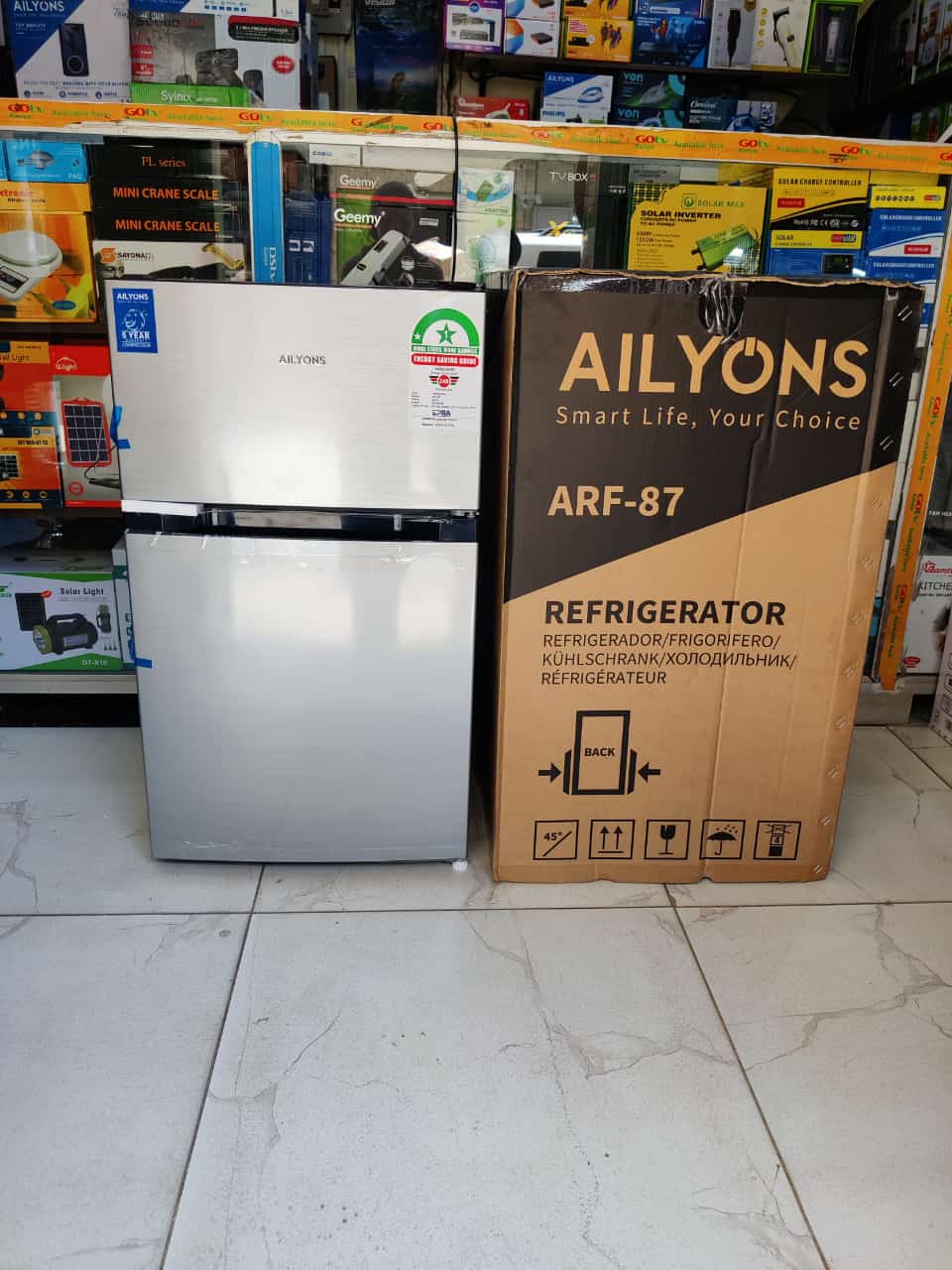 Ailyons Double Door Fridge 87Litres