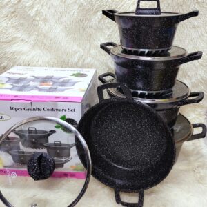 Price drop 📌📌🔥🔥 Bosch granite cook ware set original made in Germany Black 🔥(goods in kenya)