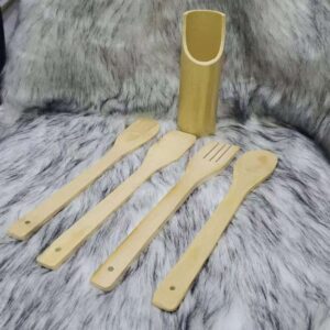 5pcs Wooden Cooking Cultery set(goods in kenya)