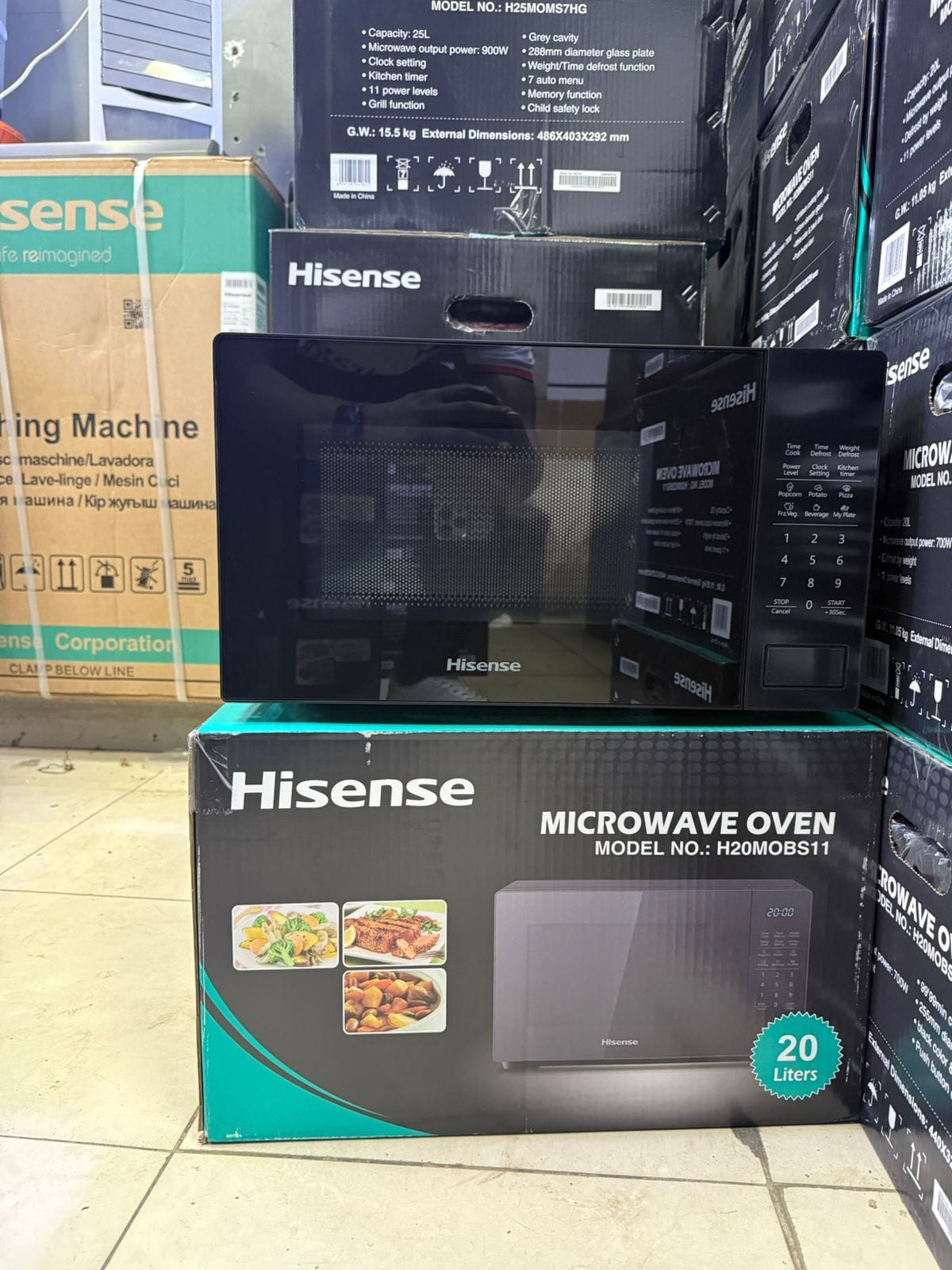 Hisense 20Litres Digital Microwave (Black) (goods in kenya)