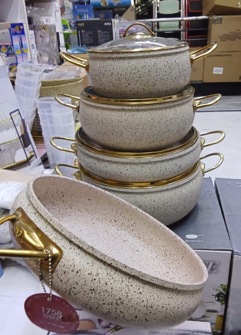 9PCS GRANITE COATING KITCHEN COOKWARE SET