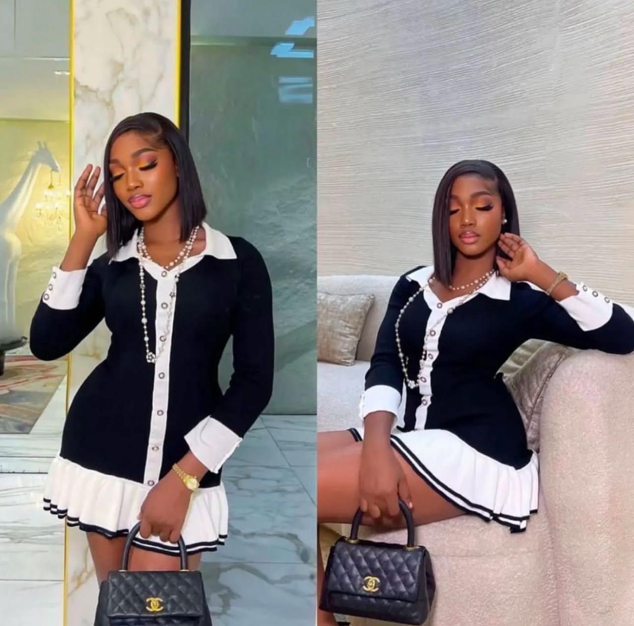 fashion ladies short fancy bodycon sweater dress