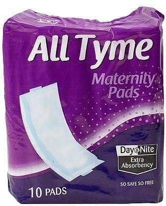 ALL TYME MATERNITY PADS 10'S (Only in Nakuru)