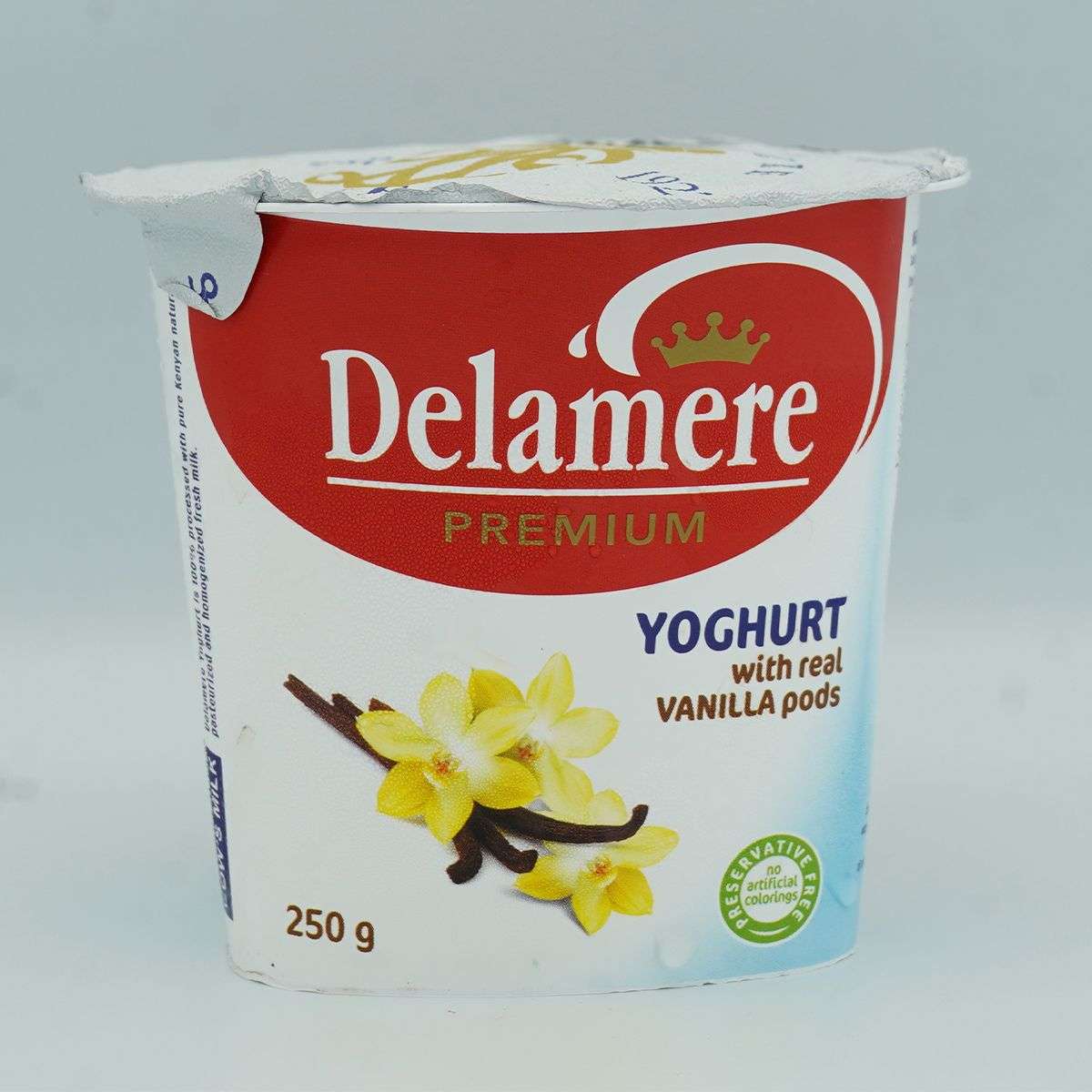 Delamere Premium Real Vanilla Pods Yoghurt 250g (Only in Nakuru)
