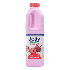 Jolly Fresh Yogurt Strawberry Bottle 1L(Only in Nakuru)