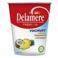 Delamere Pineapple Coco Yoghurt 450Ml Cup (Only in Nakuru)