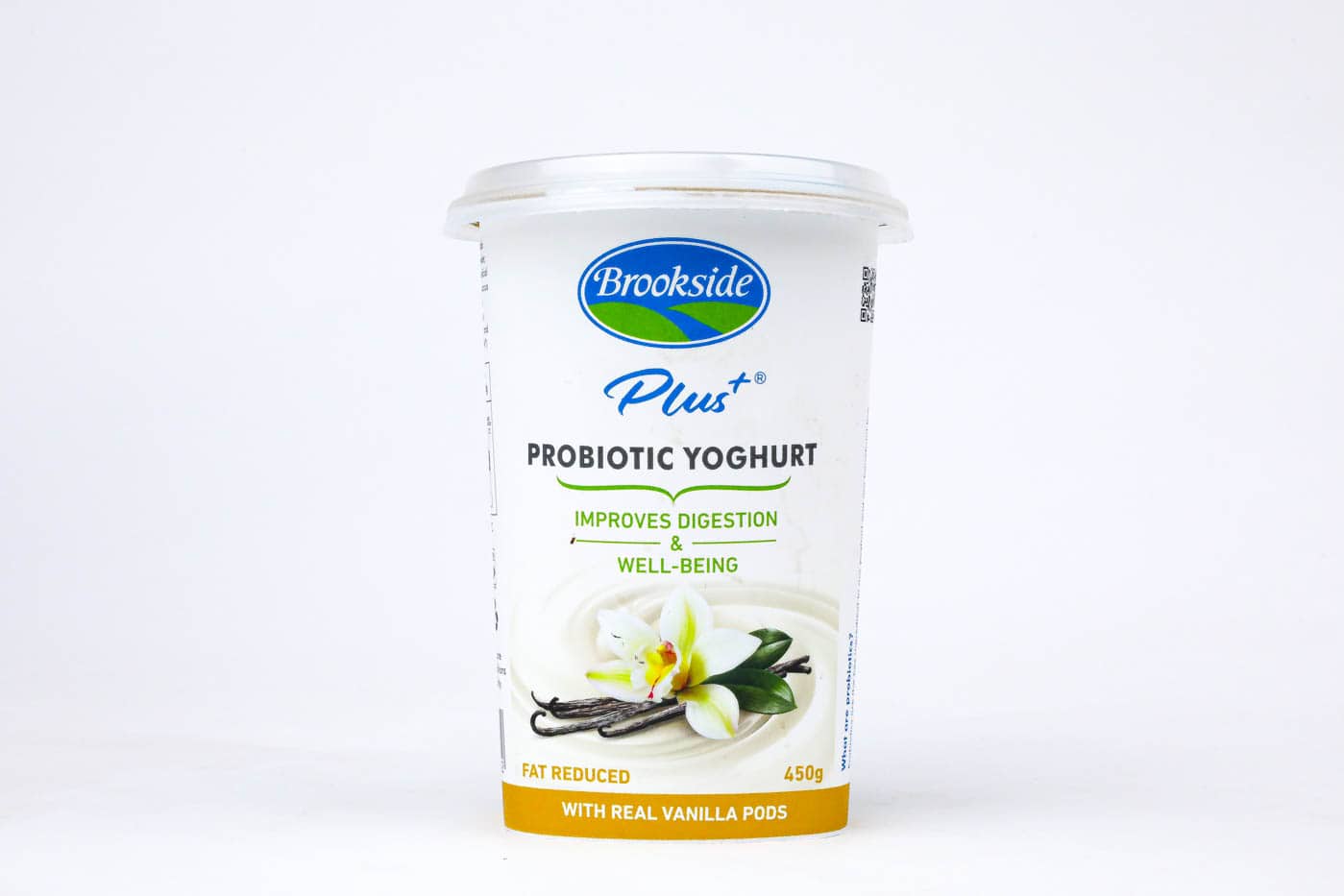 BROOKSIDE PROBIOTIC VANILLA YOGHURT 450G (Only in Nakuru)