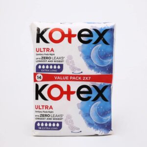 KOTEX ULTRA THIN NIGHT DUOS 14'S (Only in Nakuru)