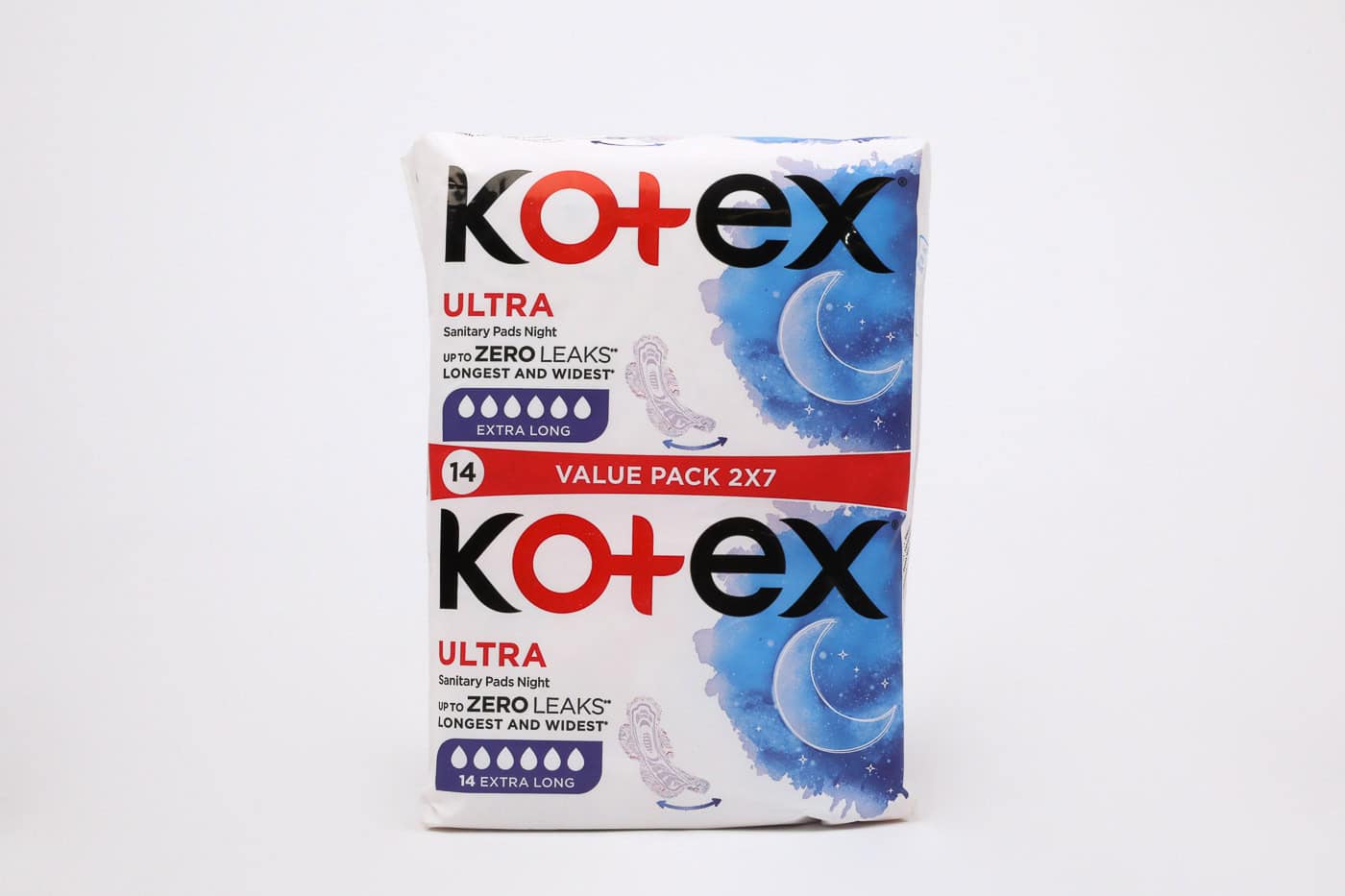 KOTEX ULTRA THIN NIGHT DUOS 14'S (Only in Nakuru)