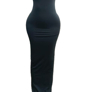 Backless Maxi Dress - Black