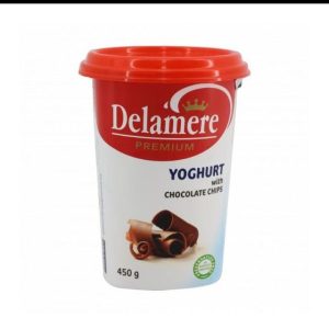 DELAMERE CHOCOLATE CHIPS YOGHURT 450ML (Only in Nakuru)
