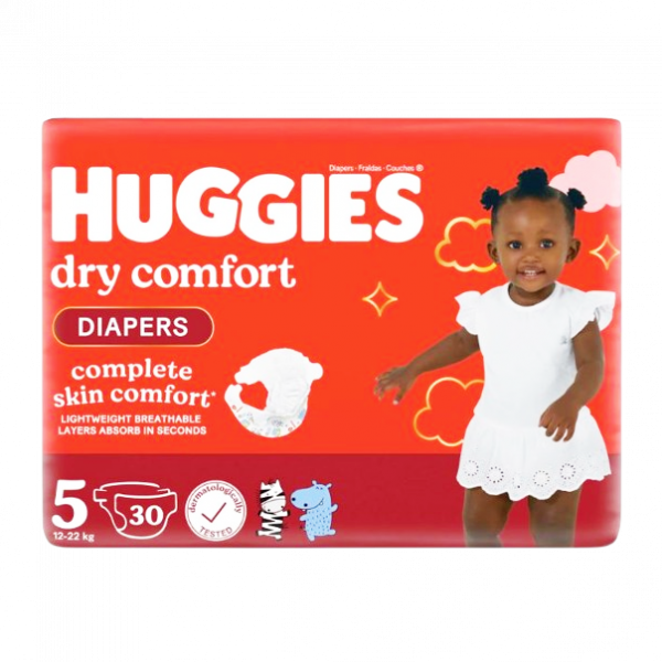 Huggies Dry Comfort Size5 30S(only in Nakuru)