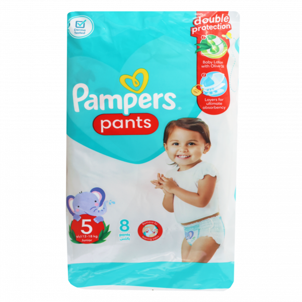 Pampers Pants Junior Lc 8S(only in Nakuru)