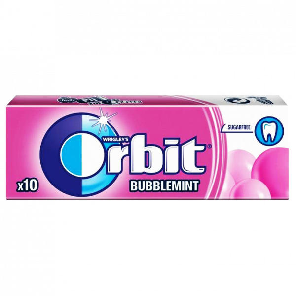 ORBIT BUBBLEMINT FLAVOUR 14G(Only in Nakuru)